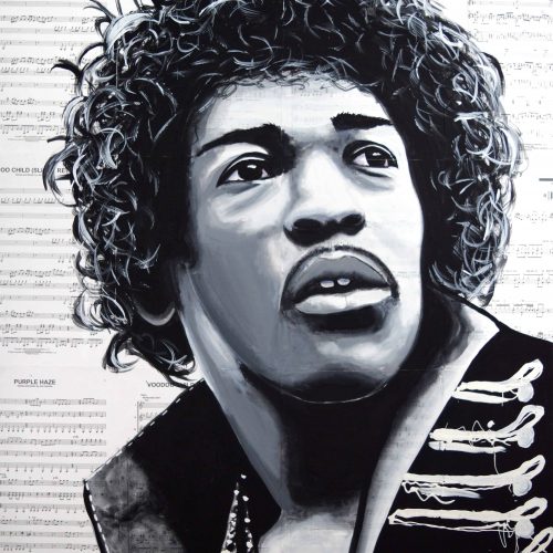 Jimi Hendrix painting